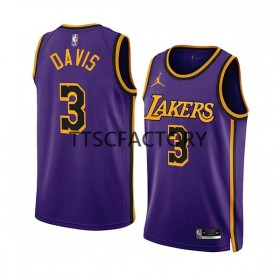 Dres Los Angeles Lakers Anthony Davis 3 Jordan 2022-23 Statement Edition Ljubičasta Swingman - Muške